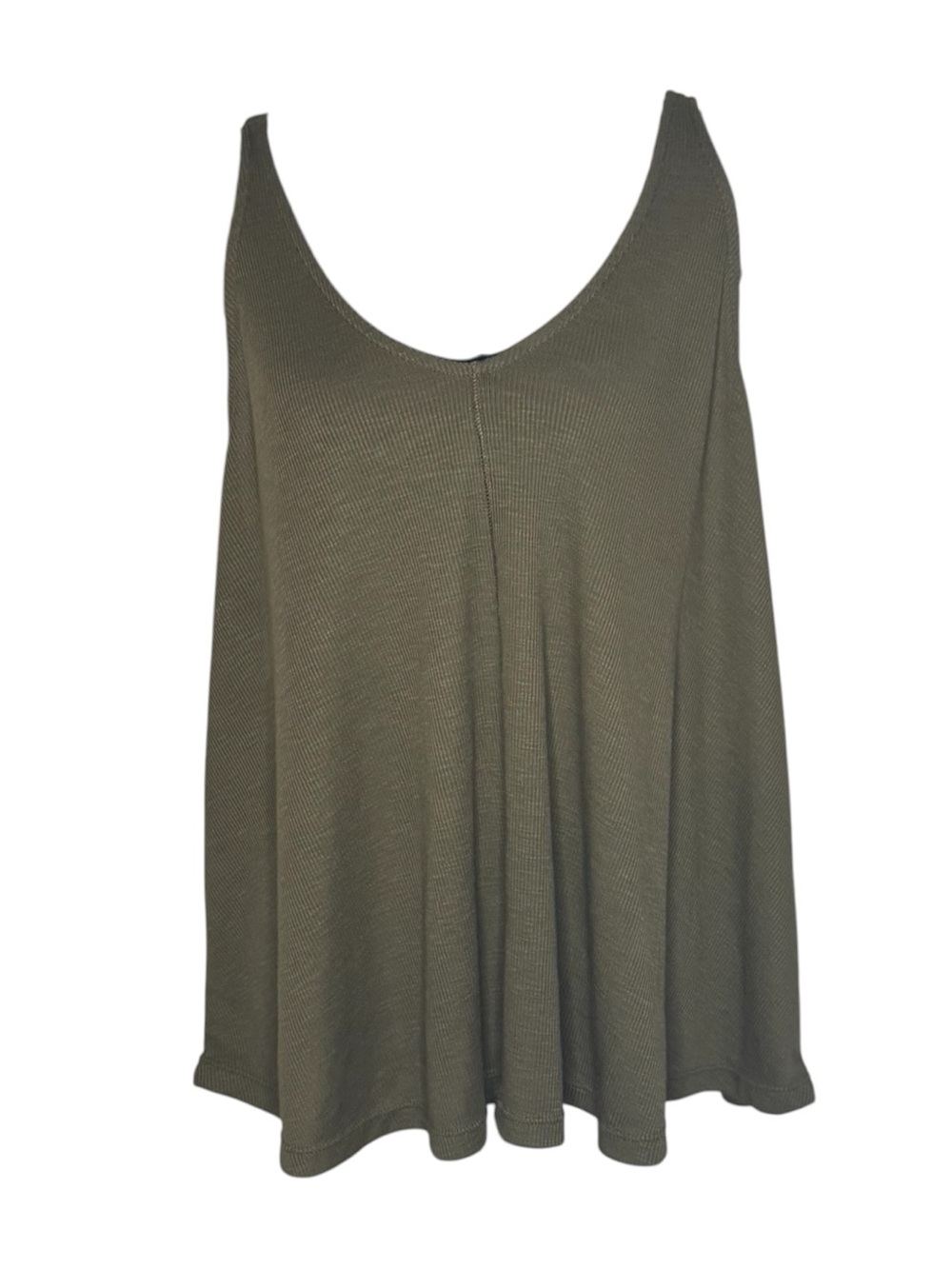 Free People Olive Swing Tank